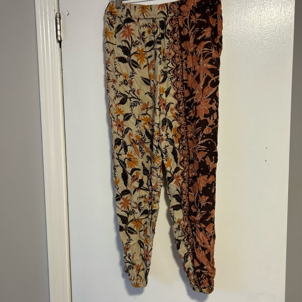 Floral Patterned Anthropologie Pants
